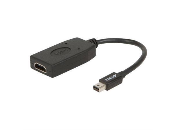 Accell Adapter MiniDP > HDMI Aktiv Videokilde: MiniDisplayPort 1.2